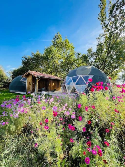 Dome Insolite Lichen Jacuzzi Et Petits-Dejeuners Inclus Gondrin Luaran gambar